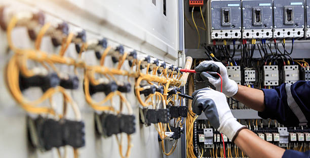 Professional Electrician technician working in Occoquan, VA